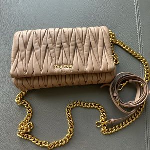 Miu miu Matelassé shoulder Bag